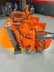 forklift yol süpürme